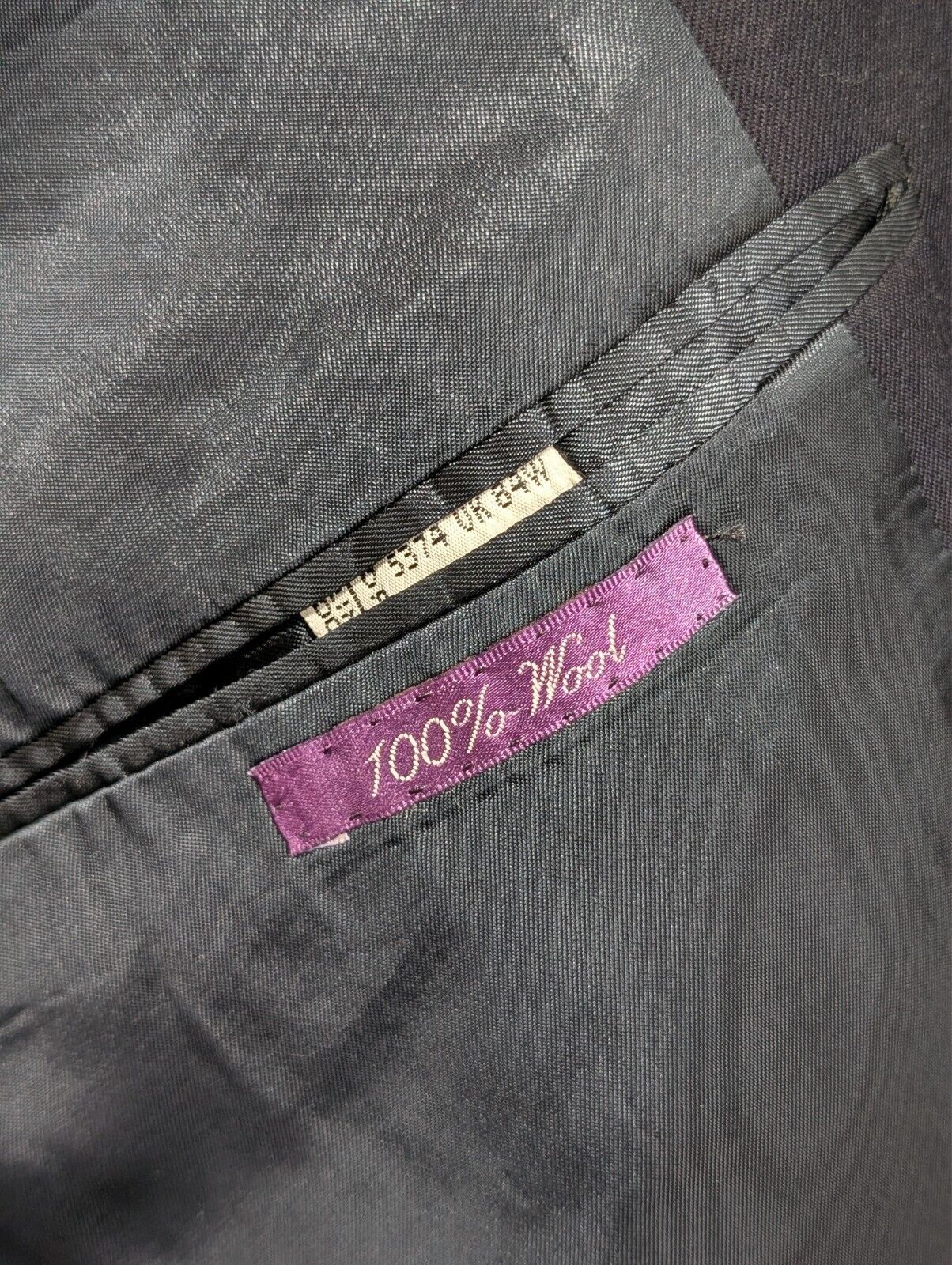 Ralph Lauren Purple Label Navy Blazer 100% Wool 