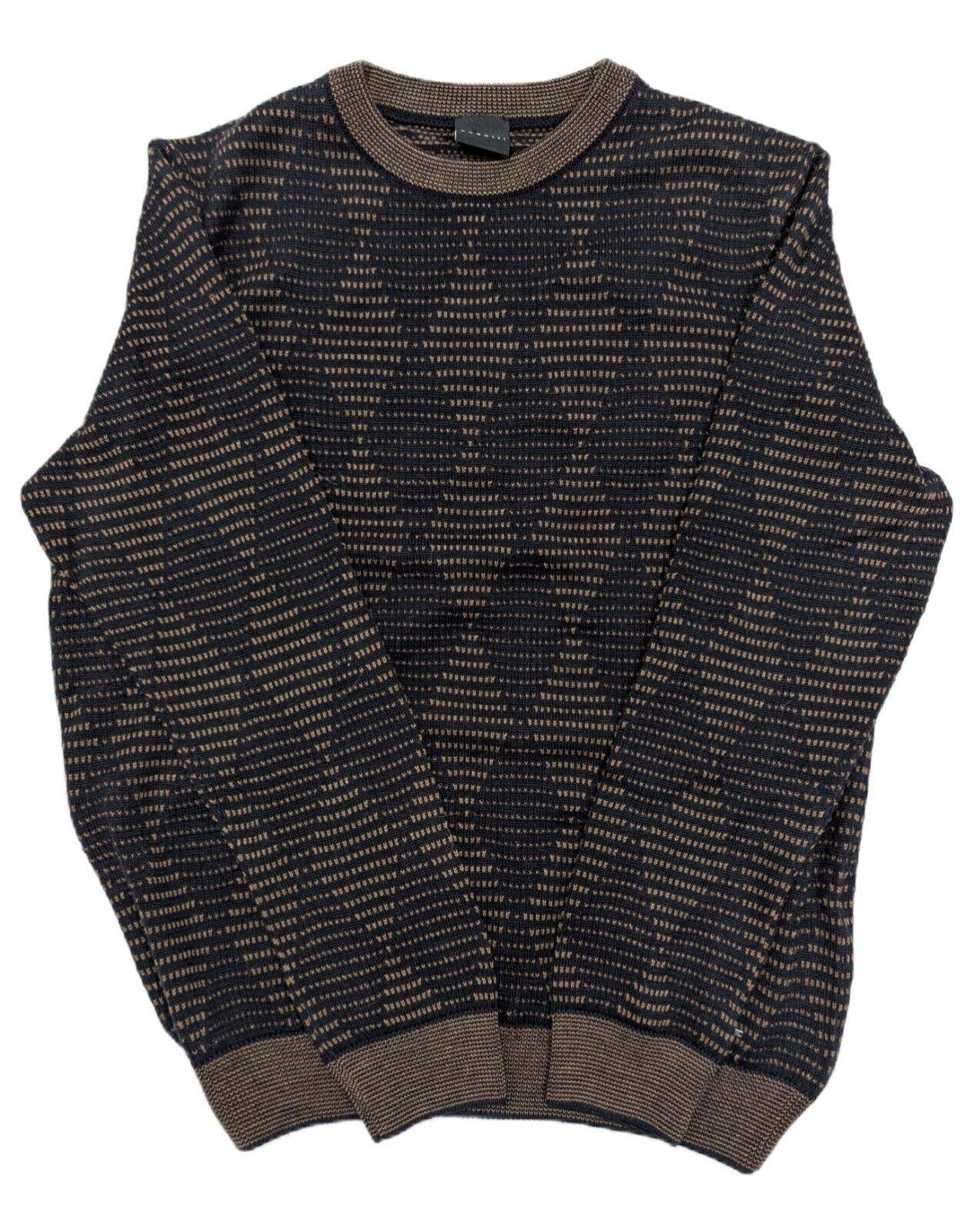 Bugatti Diamond Pattern Wool Blend Sweater - Large