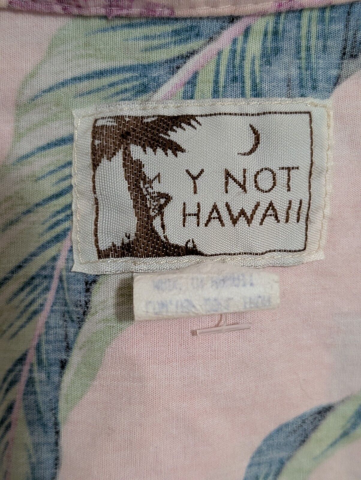 90s Y Not Hawaii Hawaiian T-Shirt - Vintage