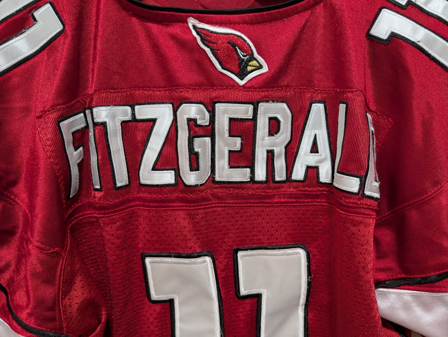 Vintage Arizona Cardinals Larry Fitzgerald Reebok Jersey Size 52 NFL Football