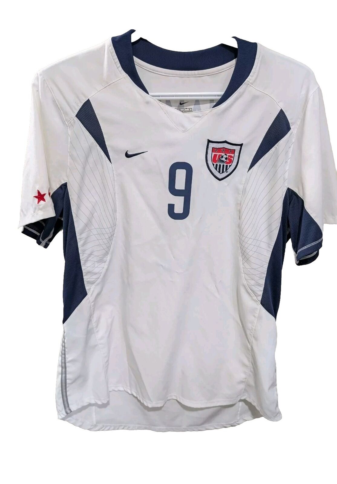 Vintage Nike 2003 USA Home Soccer Jersey Mia Hamm #9 Size Medium