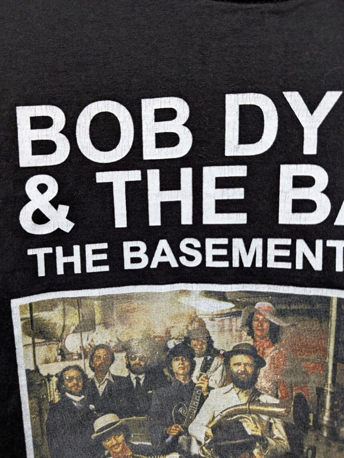 Vintage Bob Dylan 'The Band Basement Tapes' T-Shirt – Size Large