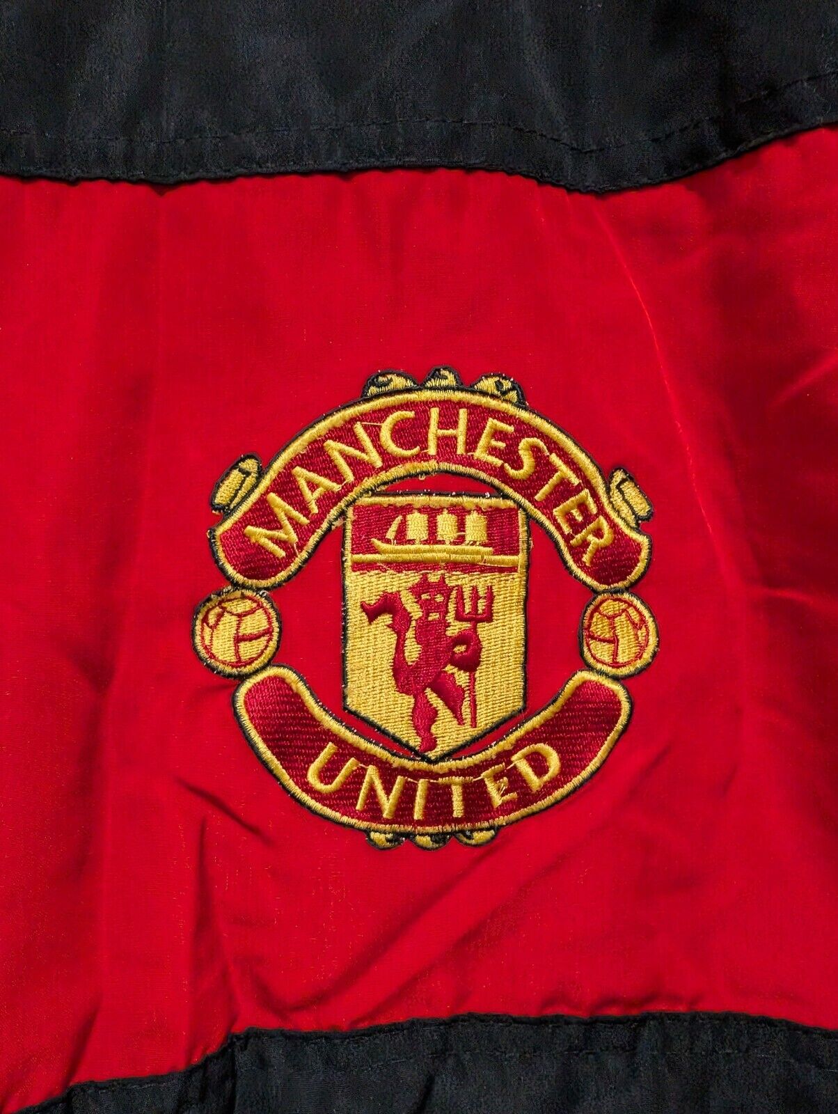 Vintage Manchester United Football Bomber Jacket – Youth XXL