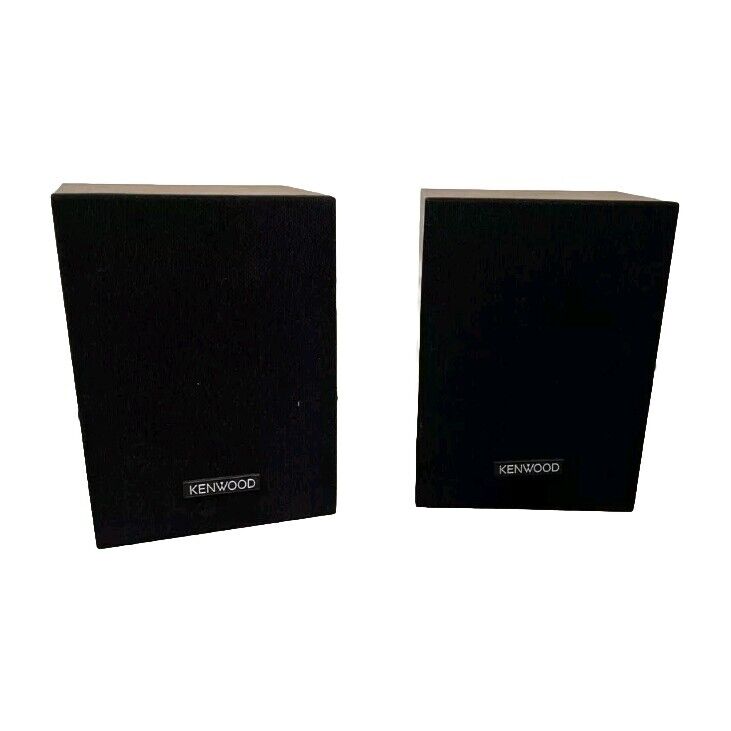 Kenwood LSK-02K Pair Full Range Book Shelf Speakers 4" 40 watts 8 OHMS Hangable