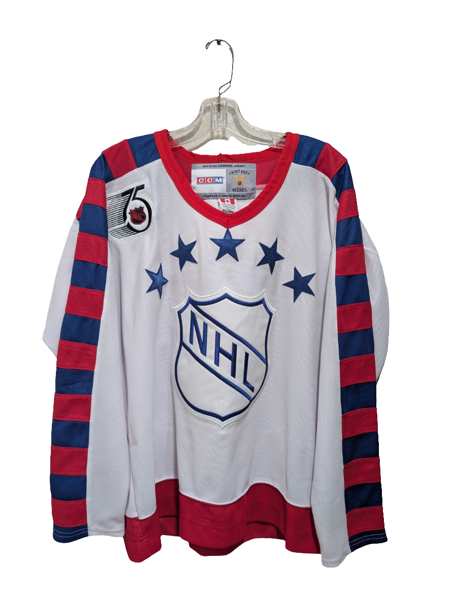 Jaromir Jagr 1992 NHL All Star Game CCM Vintage Hockey Jersey Size 48