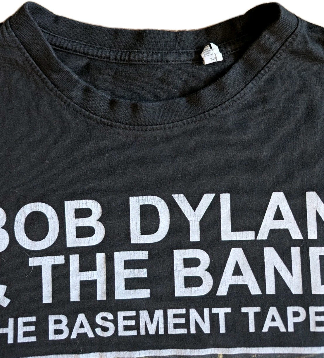 Vintage Bob Dylan 'The Band Basement Tapes' T-Shirt – Size Large