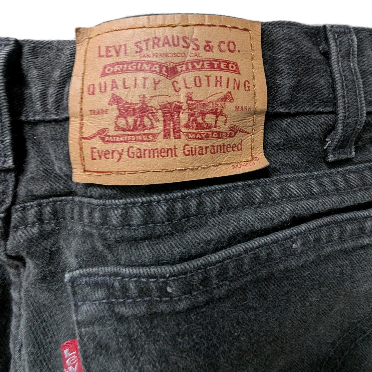 Vintage Levi's 90s Black Denim Jeans - Size 34