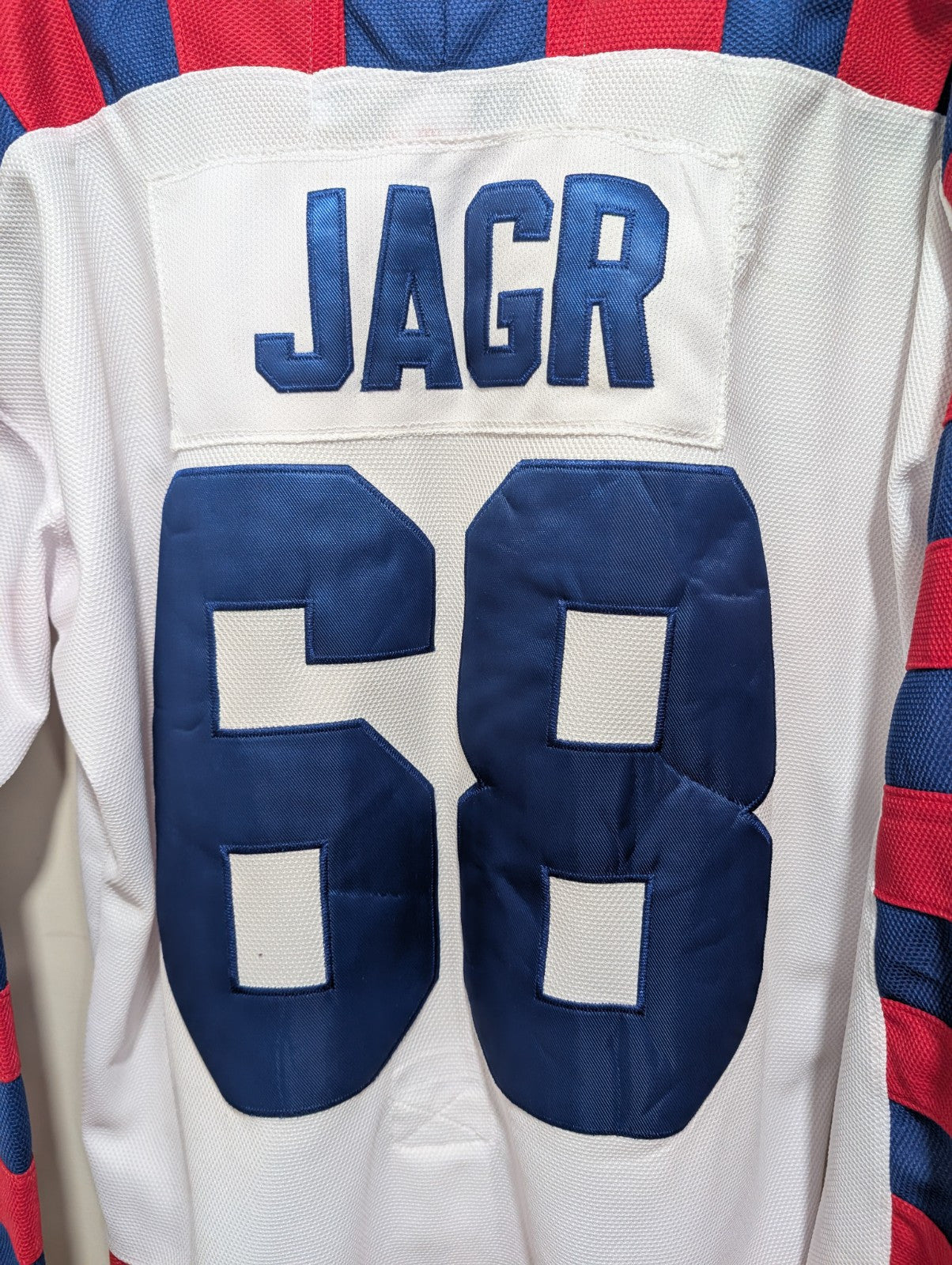 Jaromir Jagr 1992 NHL All Star Game CCM Vintage Hockey Jersey Size 48