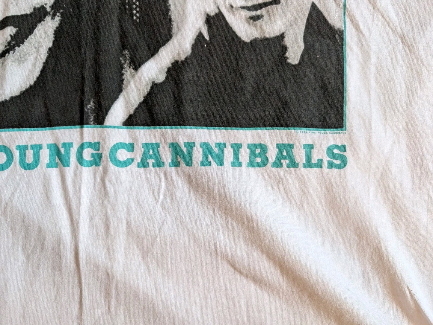 Rare 1980s Fine Young Cannibals Vintage Rock Band T-Shirt (L/XL) – Mint