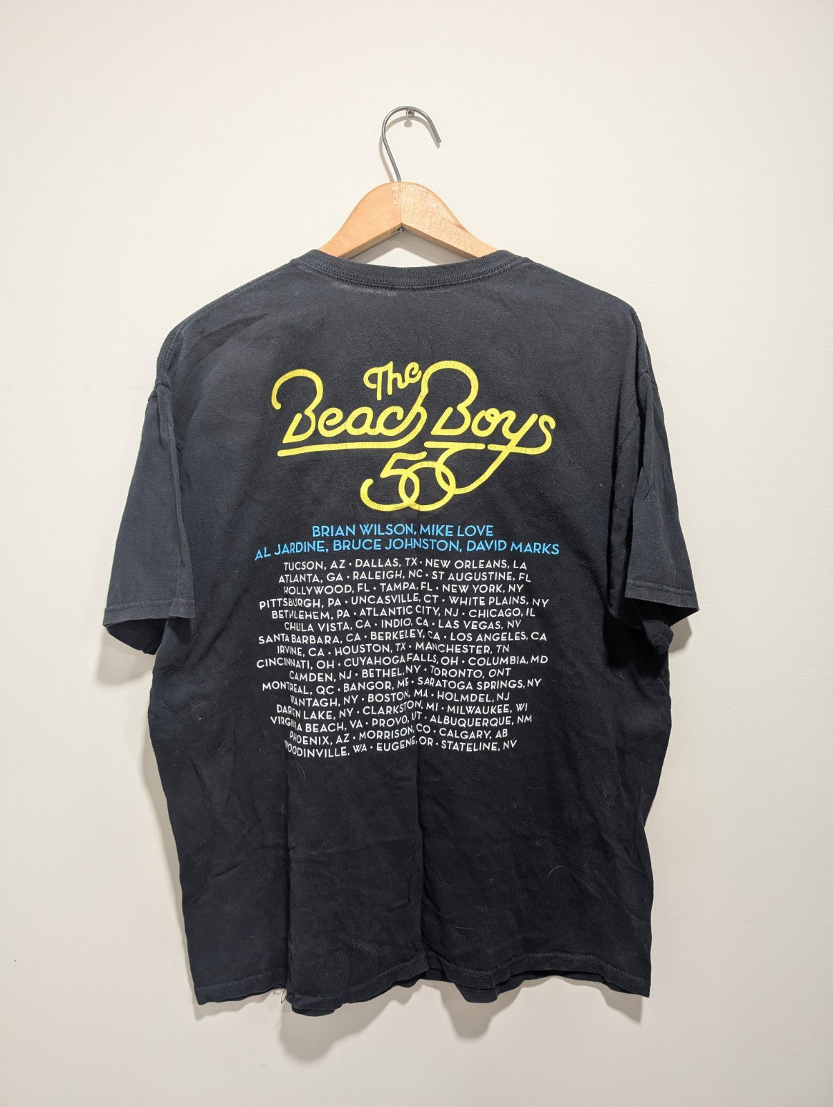 Beach Boys 50th Anniversary Tour shirt 2010 XL