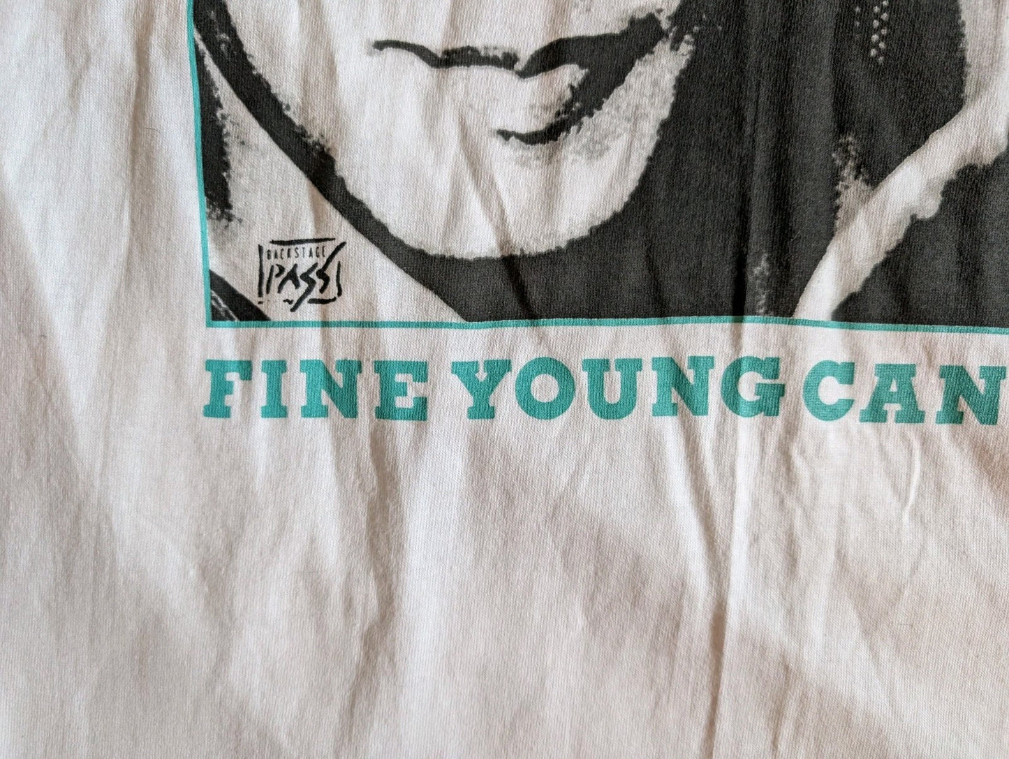 Rare 1980s Fine Young Cannibals Vintage Rock Band T-Shirt (L/XL) – Mint