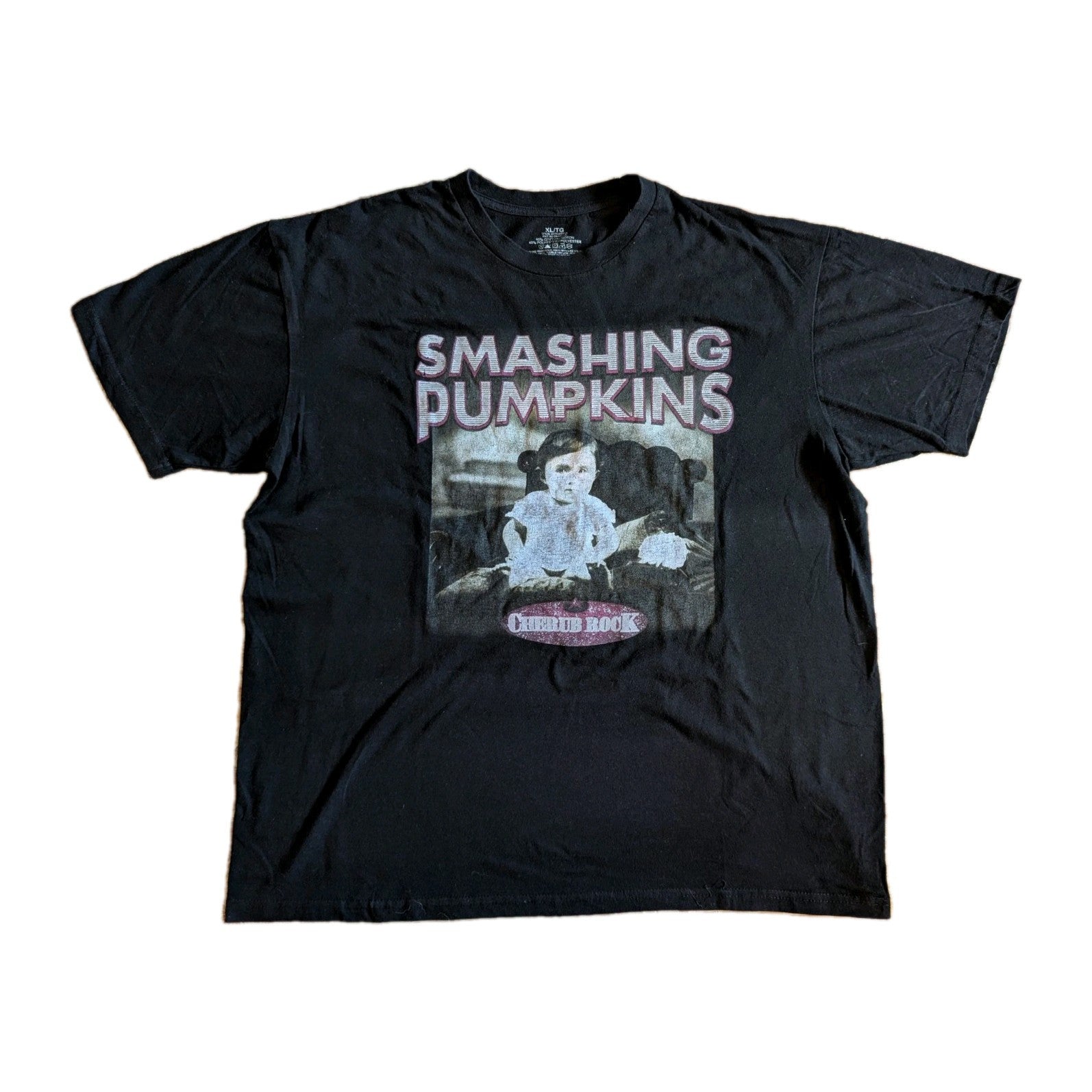 Smashing Pumpkins Band T-Shirt – Black, Size XL