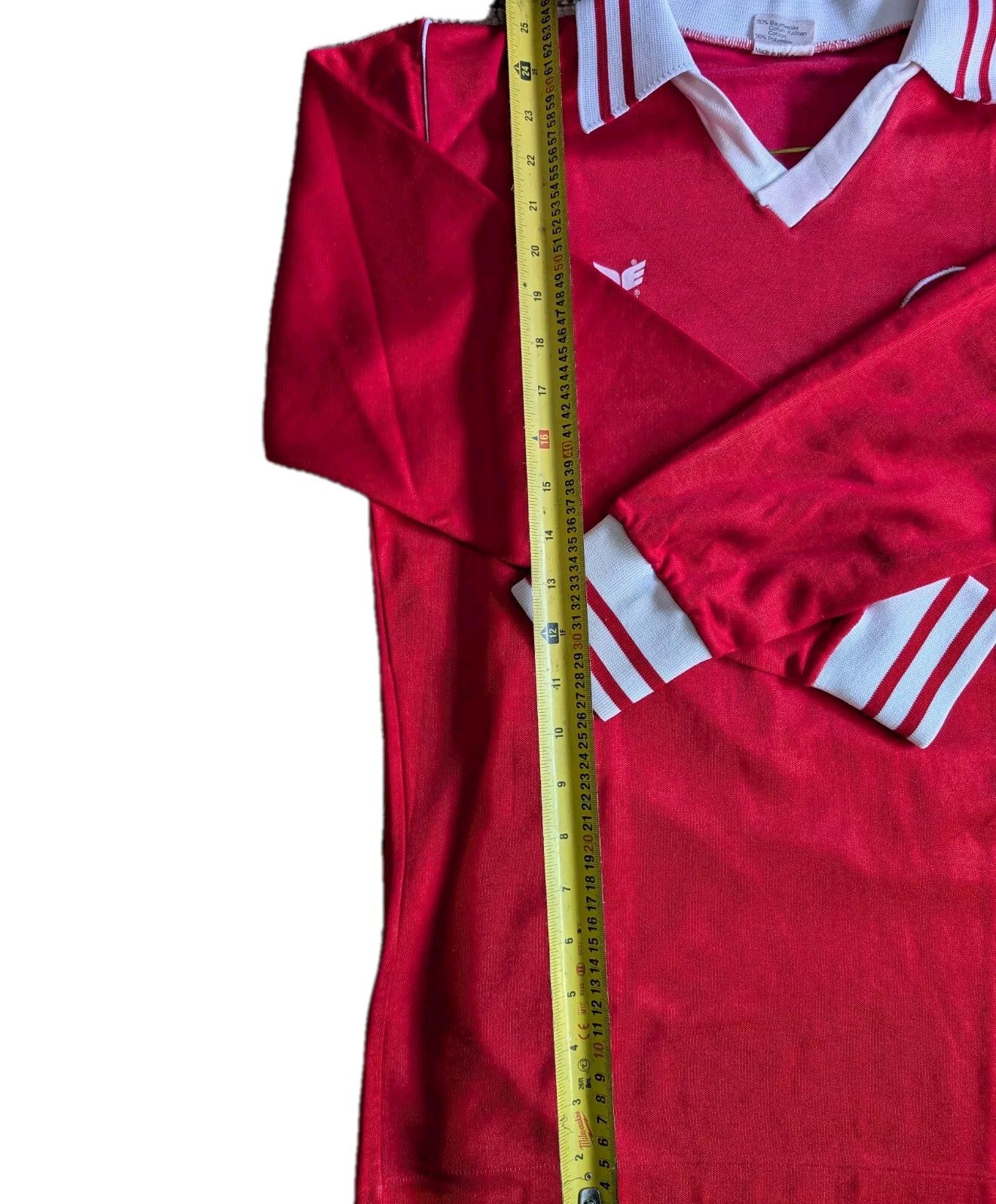 RARE 1979 - 1980 F.C Kaiserslautern Erima Long Football Jersey Red Home Size M