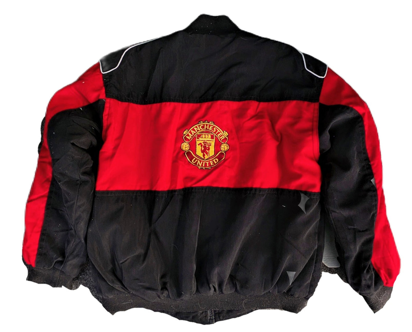 Vintage Manchester United Football Bomber Jacket – Youth XXL