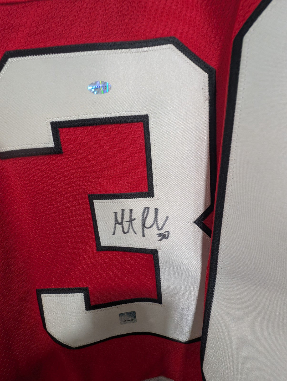 Vintage W Tags MARTIN BRODEUR NJ DEVILS CCM 1995 STANLEY CUP Signed Jersey XXL