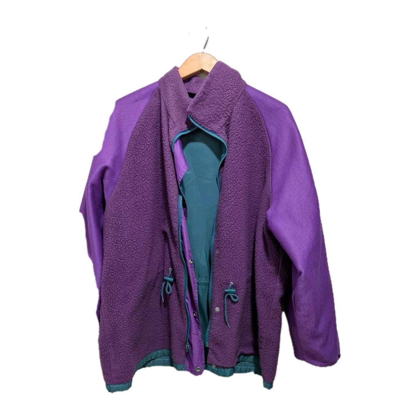 Vintage Winterax Reversible Jacket – Teal and Purple, Size XL