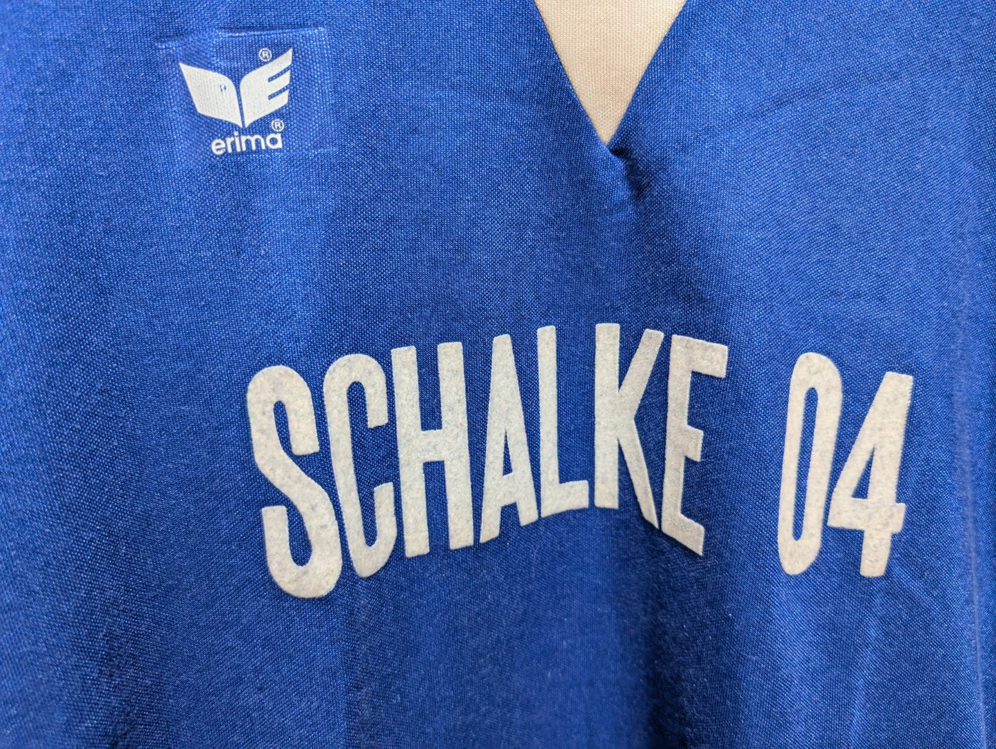 RARE Schalke 04 1978/79 Home Football Long Sleeve ERIMA Vintage Jersey SZ M