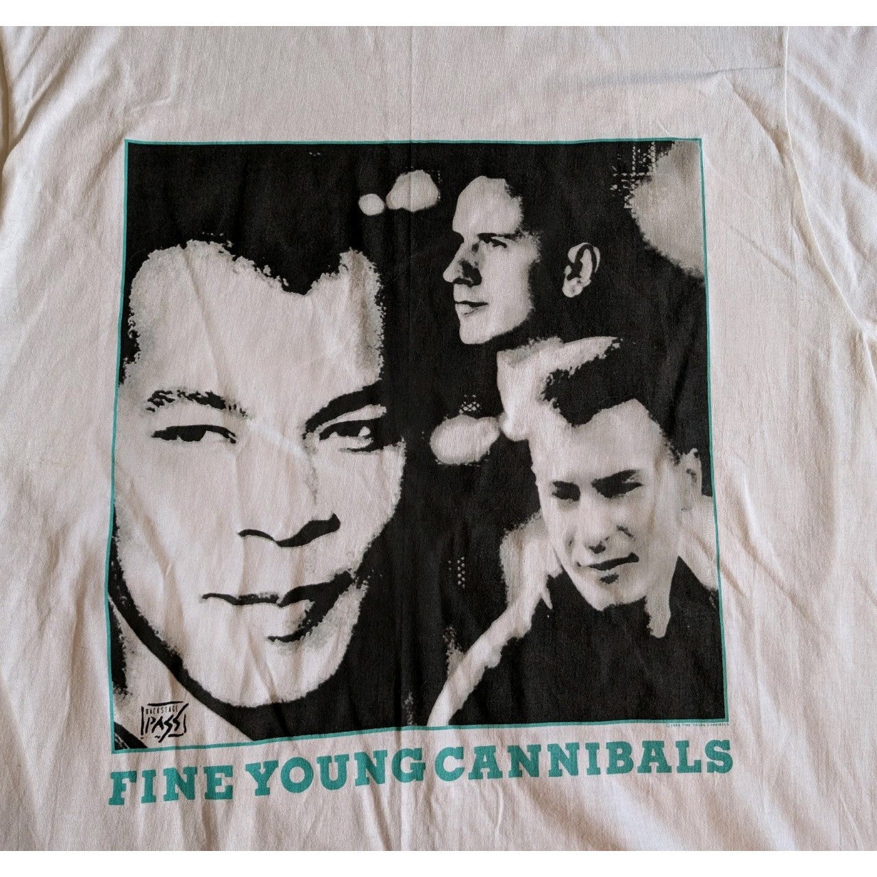 Rare 1980s Fine Young Cannibals Vintage Rock Band T-Shirt (L/XL) – Mint