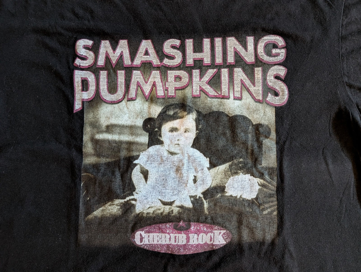 Smashing Pumpkins Band T-Shirt – Black, Size XL