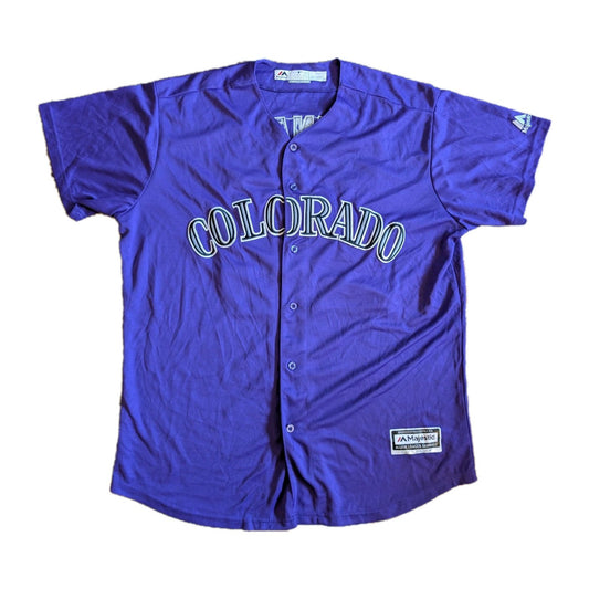 Vintage Colorado Rockies Baseball Jersey #28 Nolan Arenado – Size Large